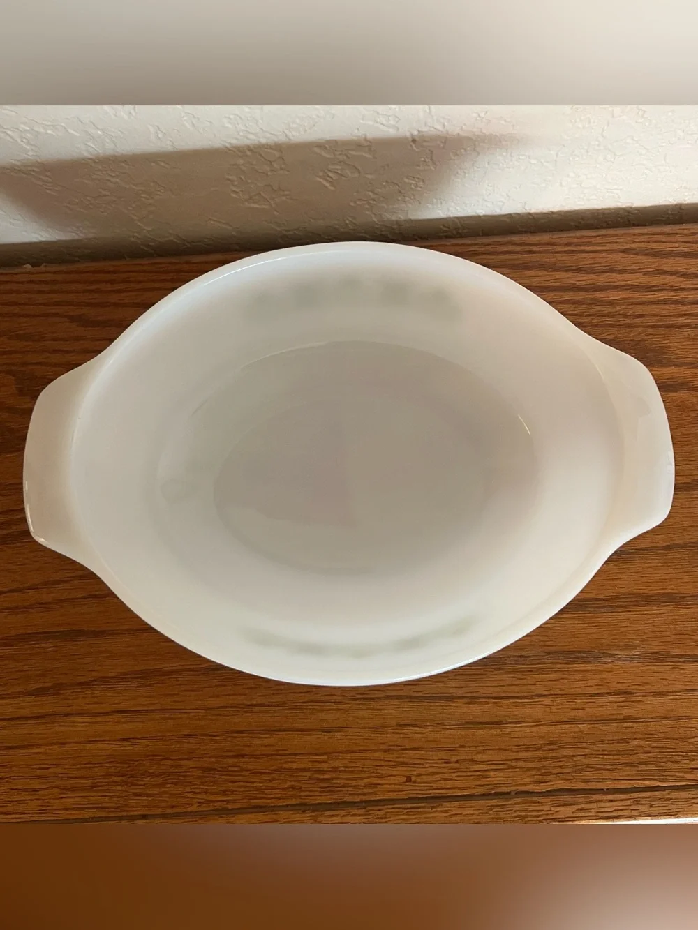 Vintage Anchor Hocking Fire King Milk Glass Casserole Dish with Lid